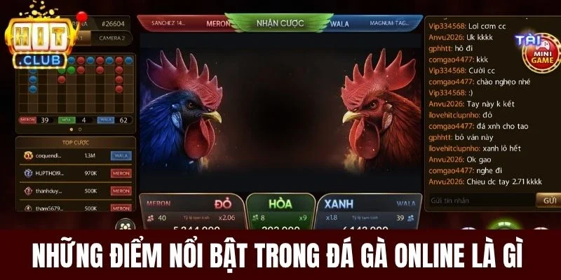 Những điểm nổi bật trong đá gà online là gì 